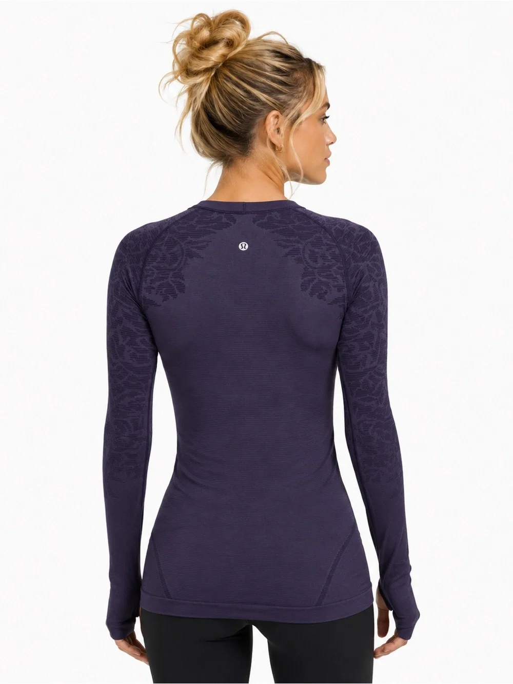 Lululemon – Swiftly Tech Long Sleeve Crew Shirt – Dark Purple – Sz. 10
